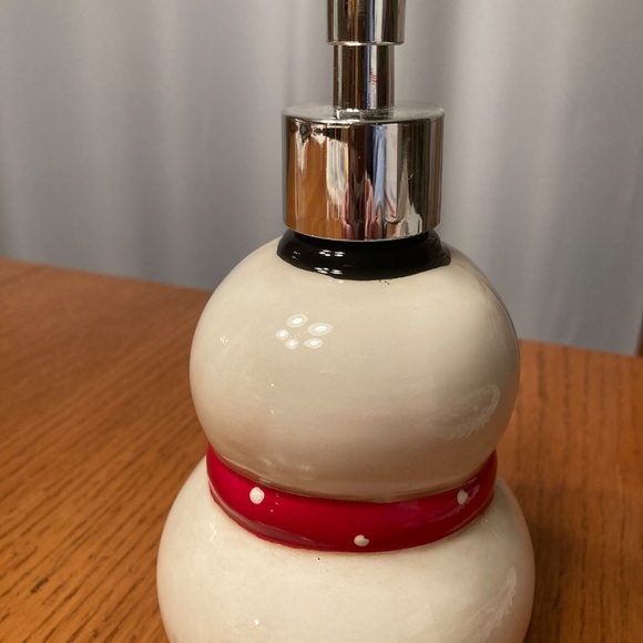 Johanna Parker Retro Snowman Christmas‎ Soap Dispenser DISCONTINUED - Picture 3 of 6